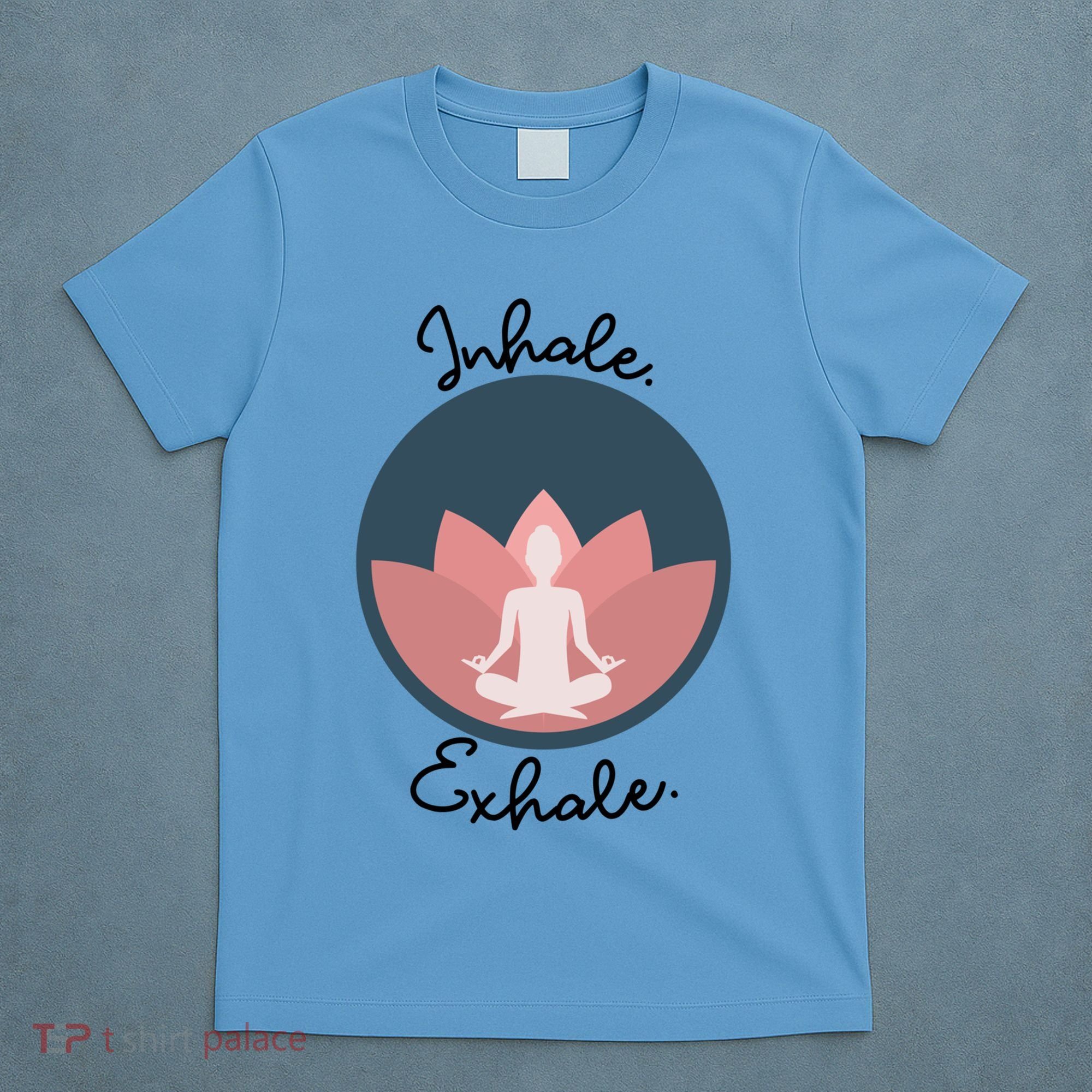 Inhale Exhale Yoga Meditation Zen Peace Breathe Wellness Gift T-Shirt