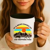 If A Bear Chases Us I'm Tripping You Coffee Mug thumb 3