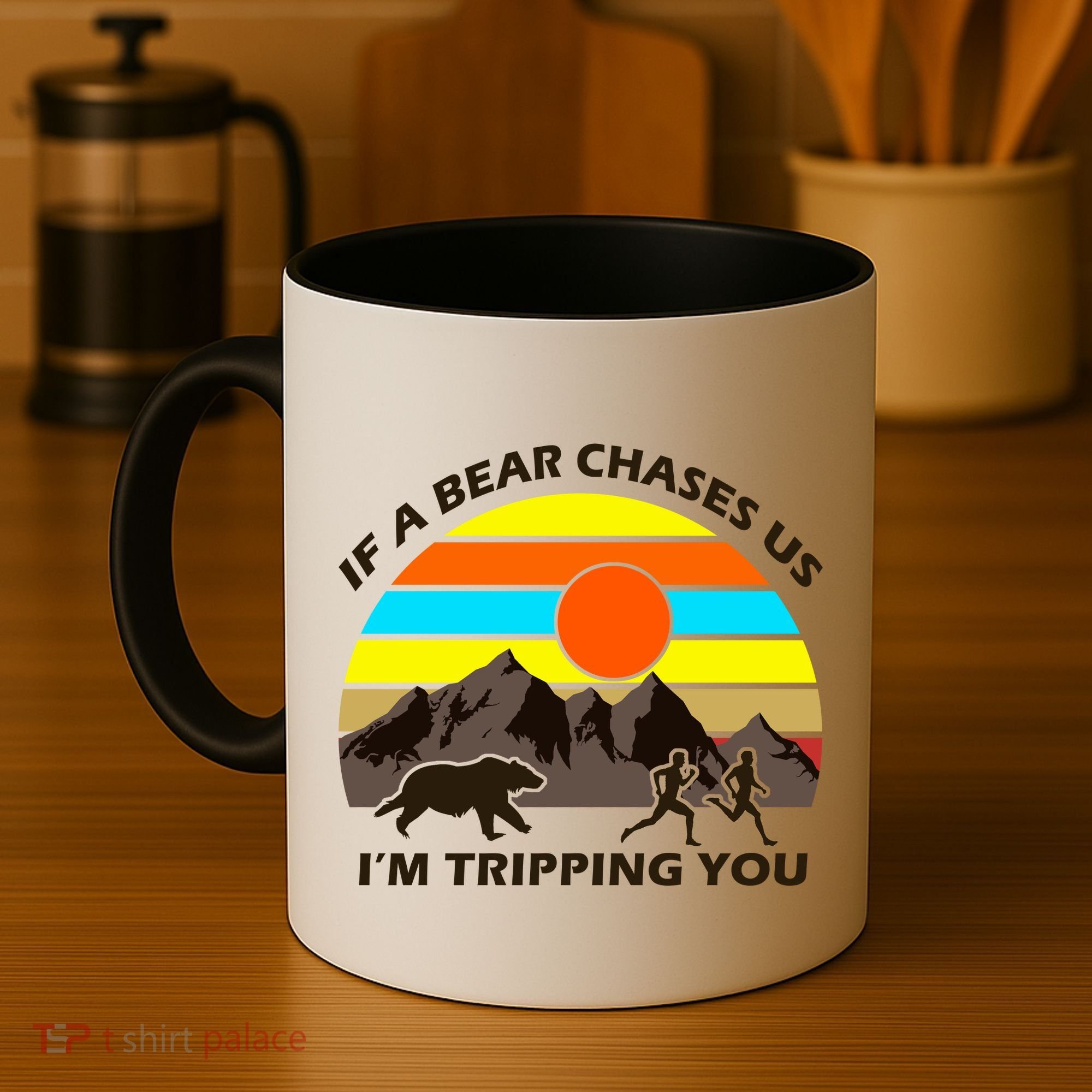 If A Bear Chases Us I'm Tripping You Coffee Mug