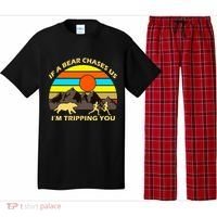 If A Bear Chases Us I'm Tripping You Pajama Set thumb 0