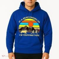 If A Bear Chases Us I'm Tripping You Hoodie thumb 2
