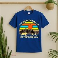 If A Bear Chases Us I'm Tripping You T-Shirt thumb 2
