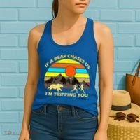 If A Bear Chases Us I'm Tripping You Women's Tank Top thumb 2