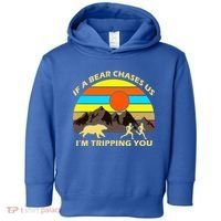 If A Bear Chases Us I'm Tripping You Toddler Hoodie thumb 0