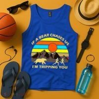 If A Bear Chases Us I'm Tripping You Tank Top thumb 4