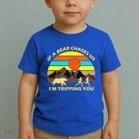 If A Bear Chases Us I'm Tripping You Toddler T-Shirt thumb 2