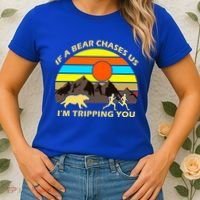 If A Bear Chases Us I'm Tripping You Women's T-Shirt thumb 2