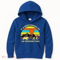 If A Bear Chases Us I'm Tripping You Kids Hoodie thumb 0