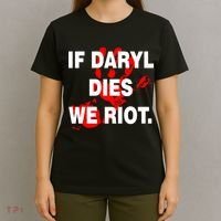 If Daryl Dies We Riot T-Shirt thumb 4
