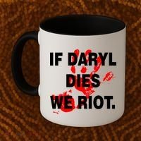 If Daryl Dies We Riot Coffee Mug thumb 2
