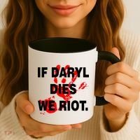 If Daryl Dies We Riot Coffee Mug thumb 3