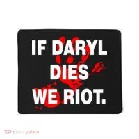 If Daryl Dies We Riot Mousepad thumb 0