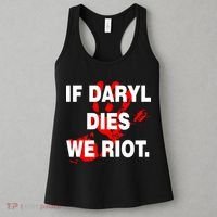 If Daryl Dies We Riot Women's Tank Top thumb 3