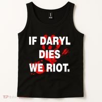 If Daryl Dies We Riot Tank Top thumb 2