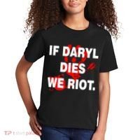 If Daryl Dies We Riot Kids T-Shirt thumb 2