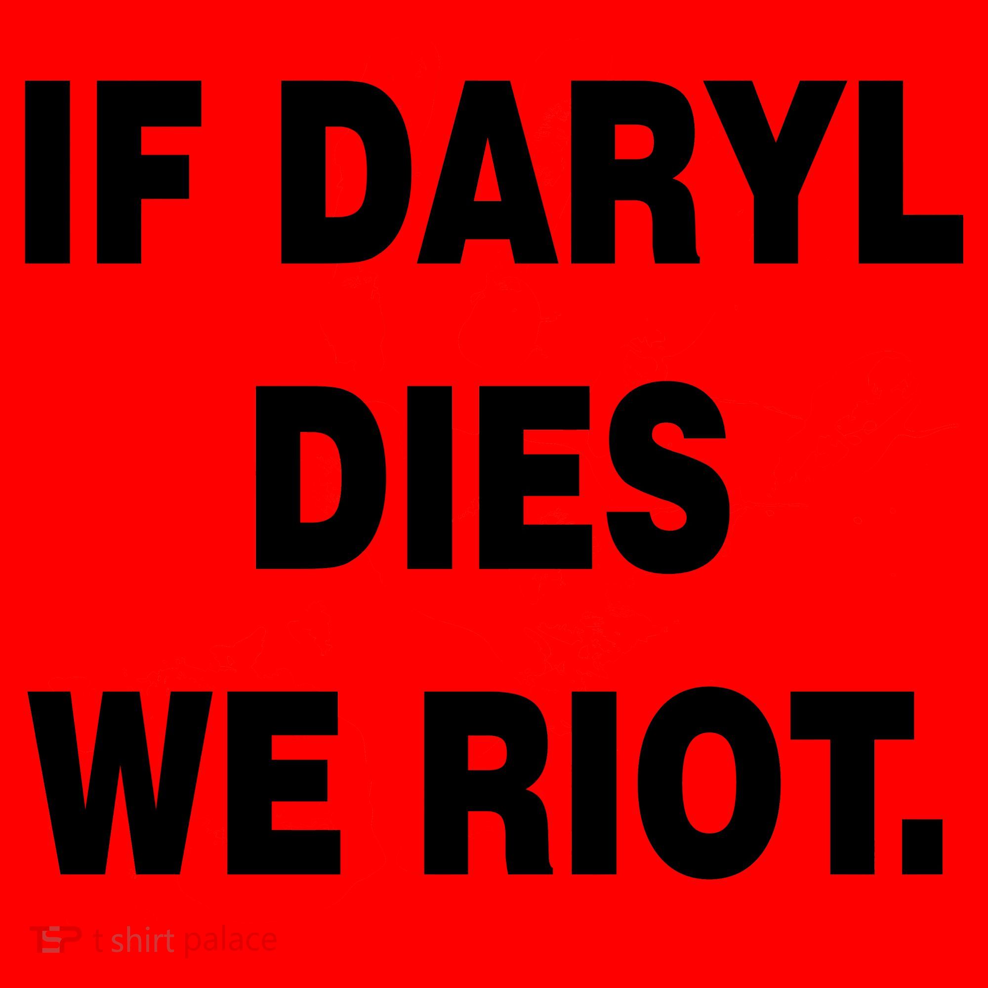 If Daryl Dies We Riot Santa Hat