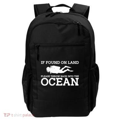 If Found On Land Please Throw Back Into The Ocean Backpack