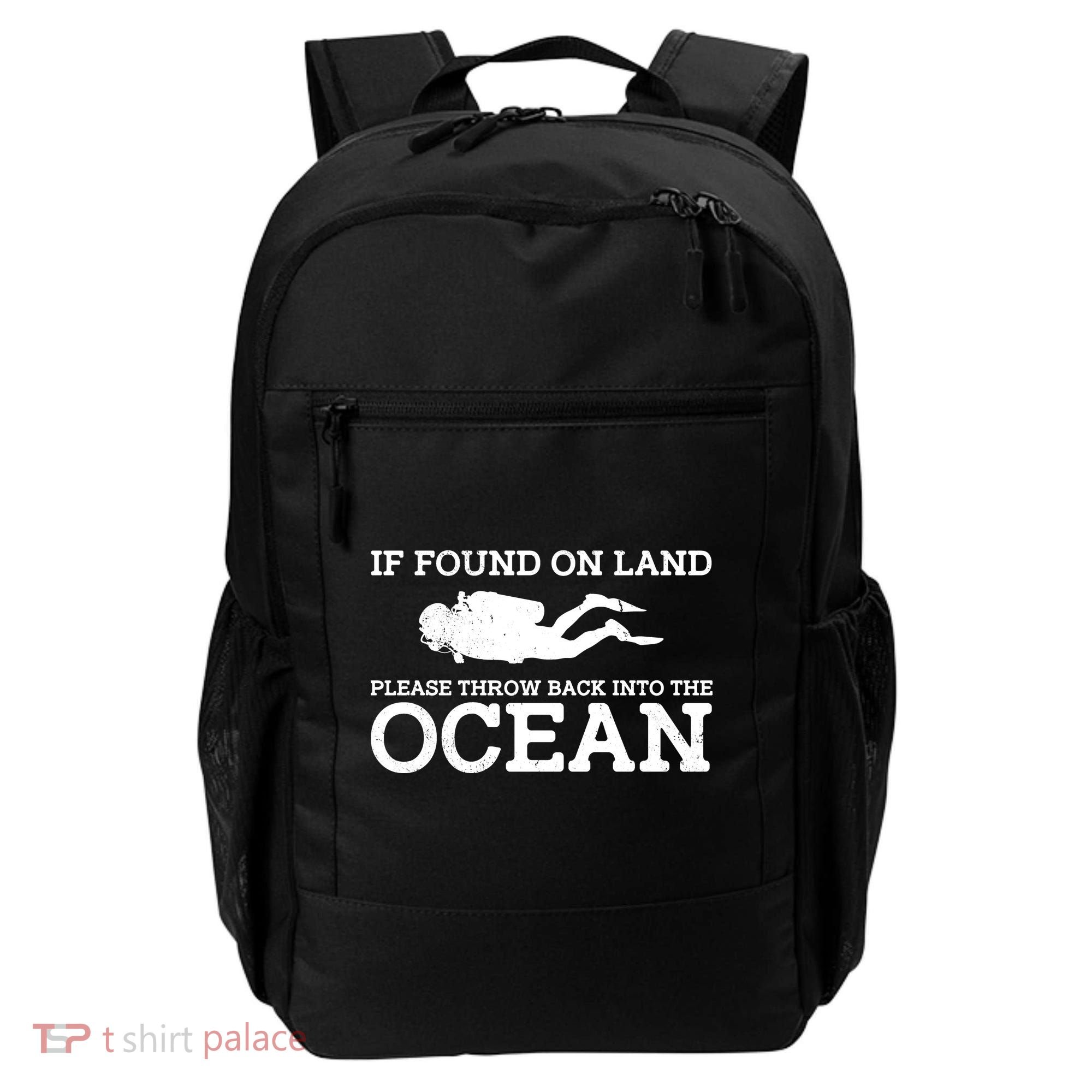 If Found On Land Please Throw Back Into The Ocean Backpack