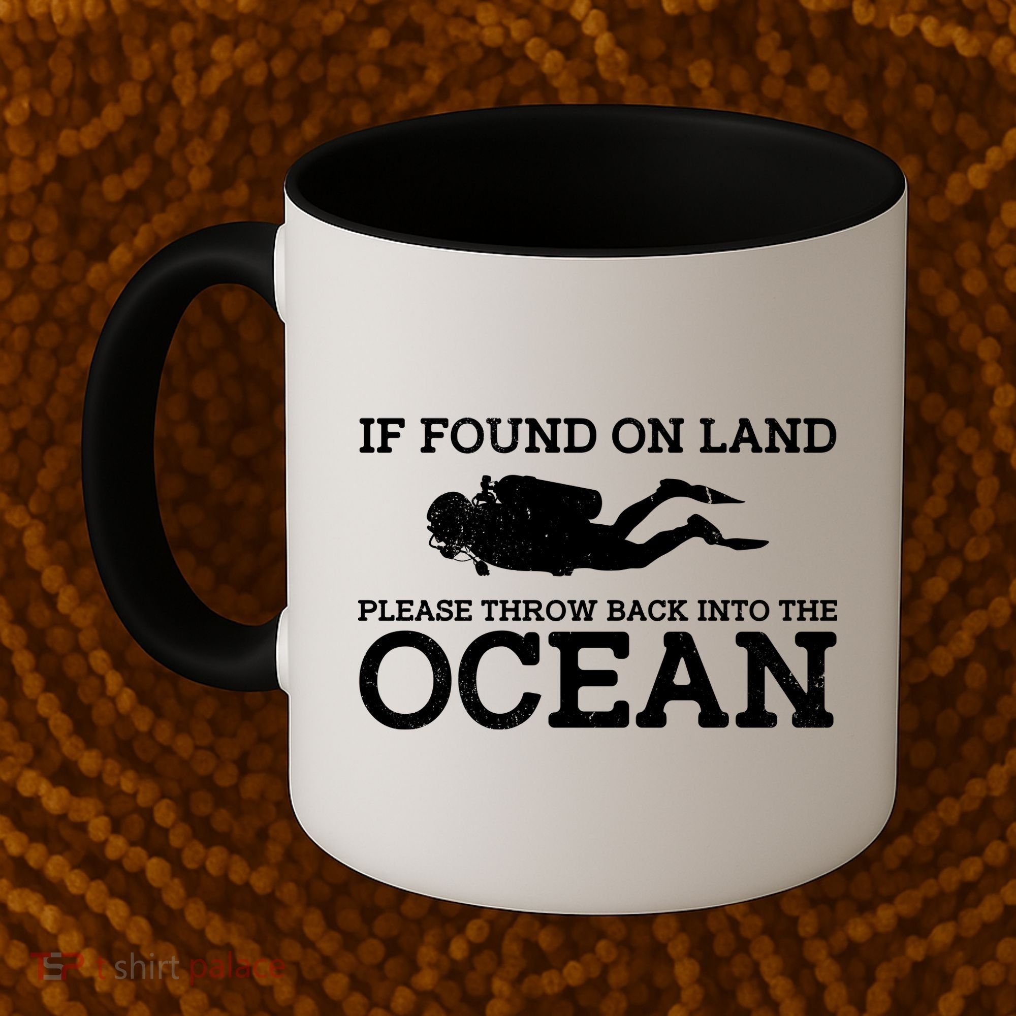 If Found On Land Please Throw Back Into The Ocean Coffee Mug