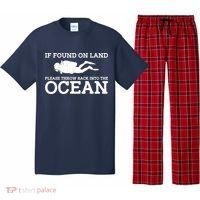 If Found On Land Please Throw Back Into The Ocean Pajama Set thumb 0