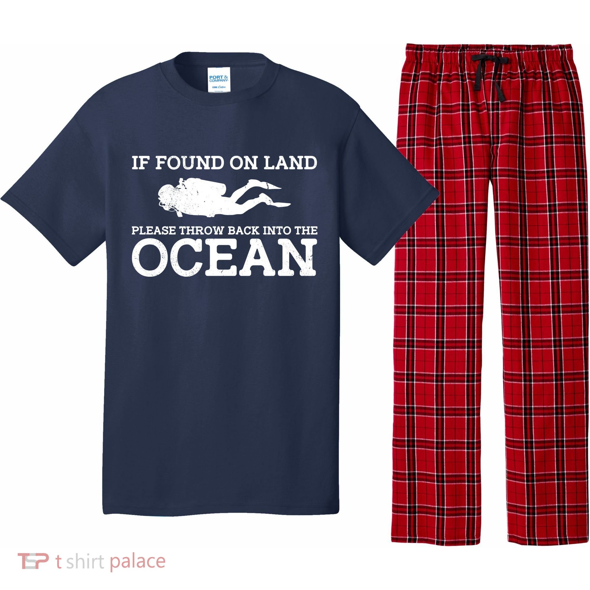 If Found On Land Please Throw Back Into The Ocean Pajama Set