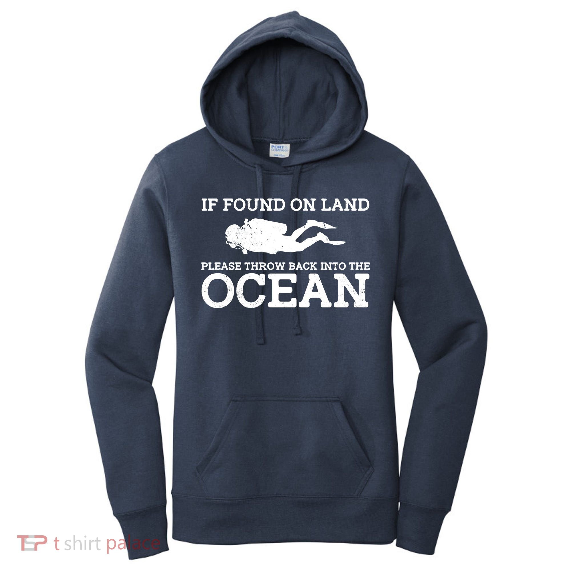 If Found On Land Please Throw Back Into The Ocean Women's Hoodie