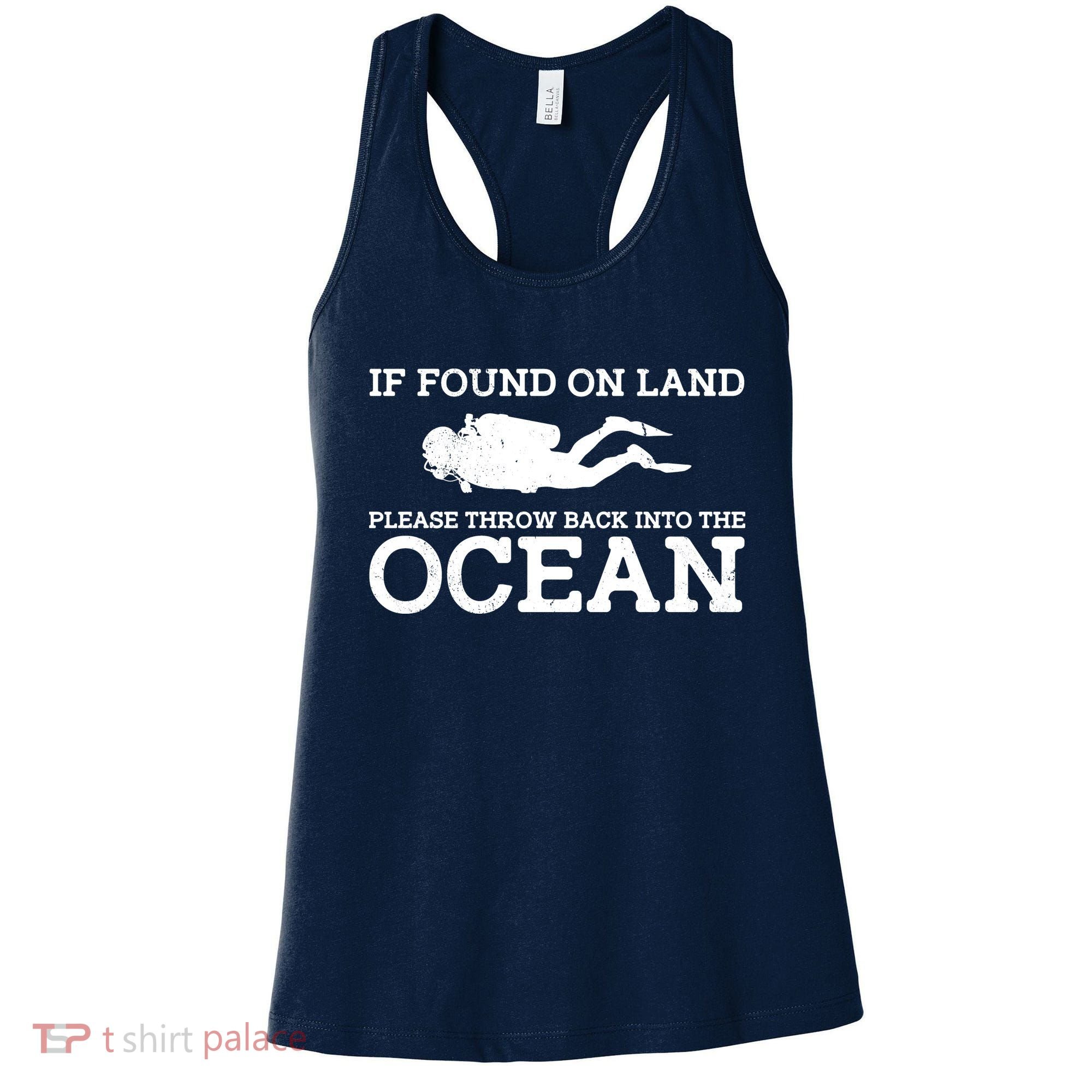 If Found On Land Please Throw Back Into The Ocean Women's Tank Top