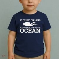 If Found On Land Please Throw Back Into The Ocean Toddler T-Shirt thumb 2