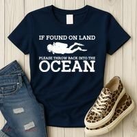 If Found On Land Please Throw Back Into The Ocean Women's T-Shirt thumb 3