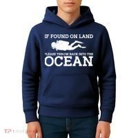 If Found On Land Please Throw Back Into The Ocean Kids Hoodie thumb 4