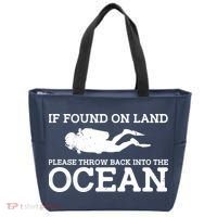 If Found On Land Please Throw Back Into The Ocean Tote Bag thumb 0