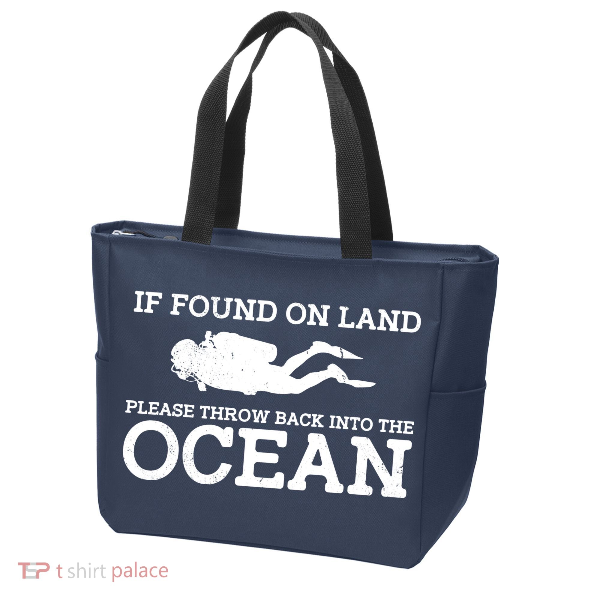 If Found On Land Please Throw Back Into The Ocean Tote Bag