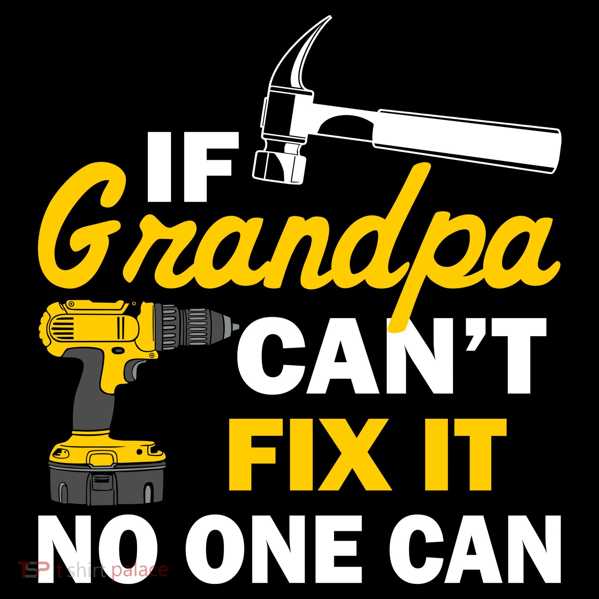 If Grandpa Can't Fix It No One Can Apron