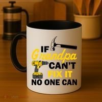 If Grandpa Can't Fix It No One Can Coffee Mug thumb 4