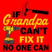 If Grandpa Can't Fix It No One Can Santa Hat thumb 1