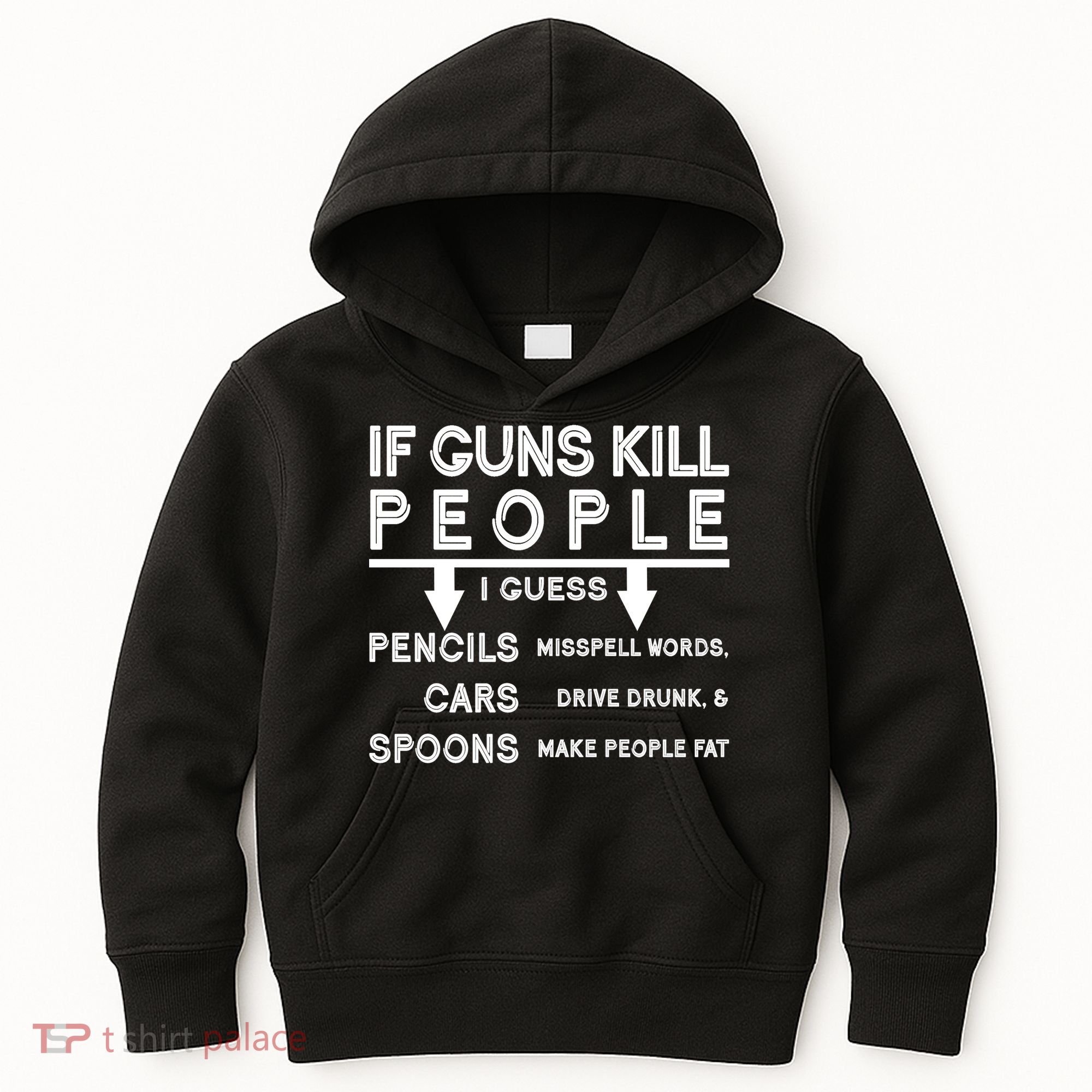 If Guns Kill People Funny 2nd Amendment Gun Rights Kids Hoodie