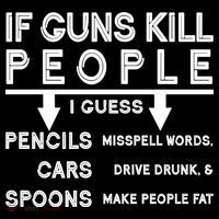 If Guns Kill People Funny 2nd Amendment Gun Rights Kids Hoodie thumb 5