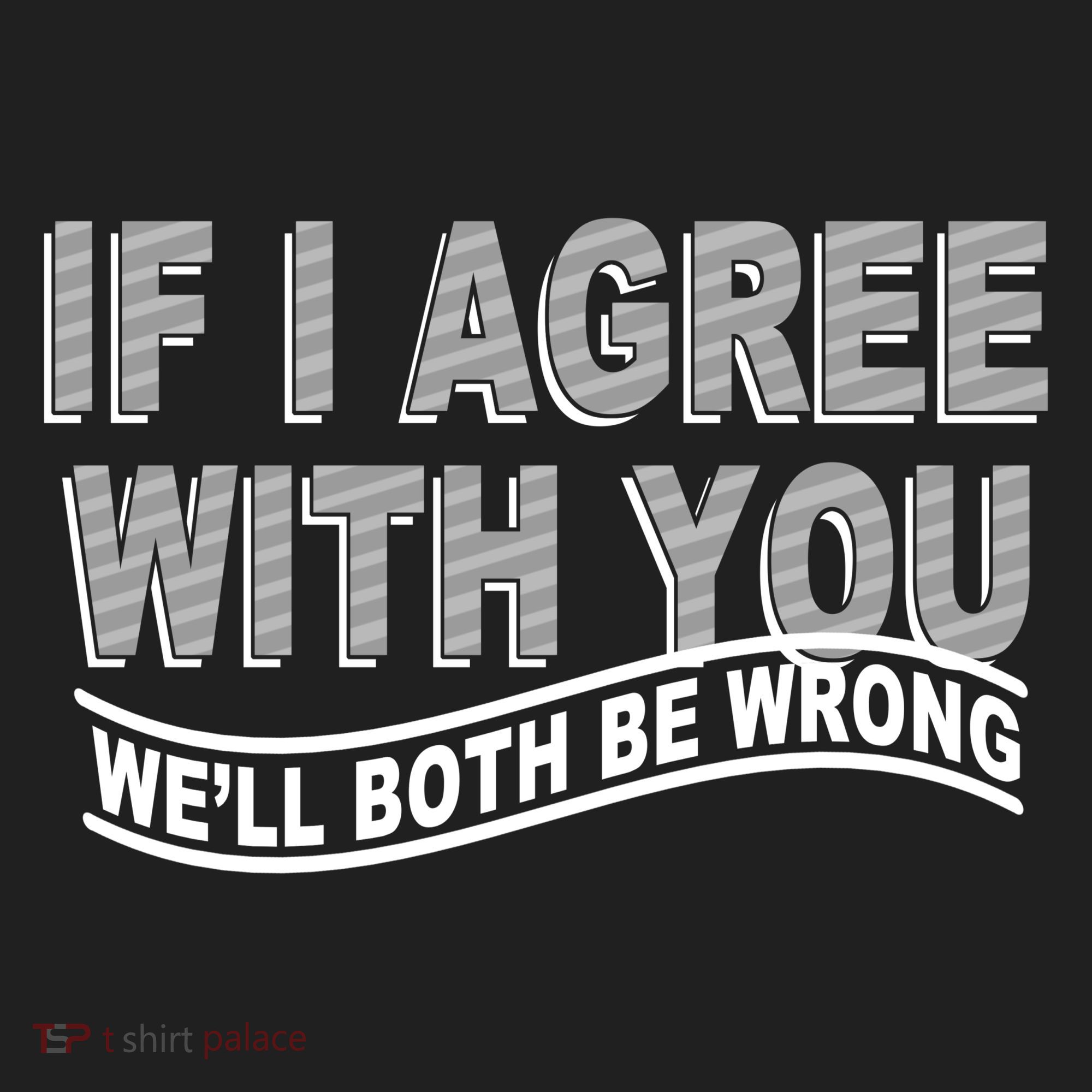 If I Agree With You We'll Both Be Wrong Funny Hat