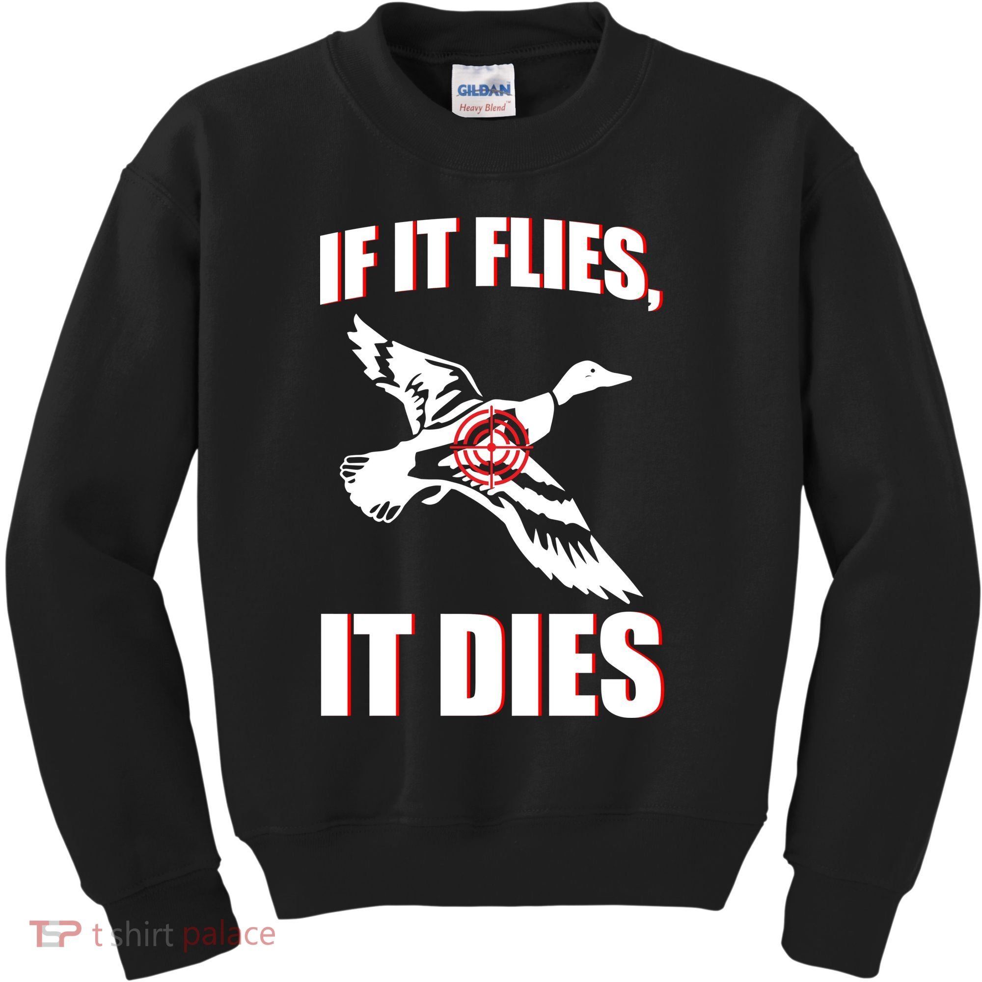 If It Flies It dies Kids Sweatshirt