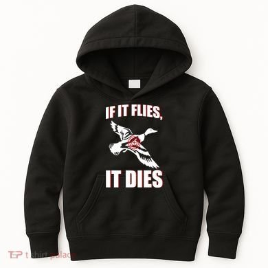 If It Flies It dies Kids Hoodie