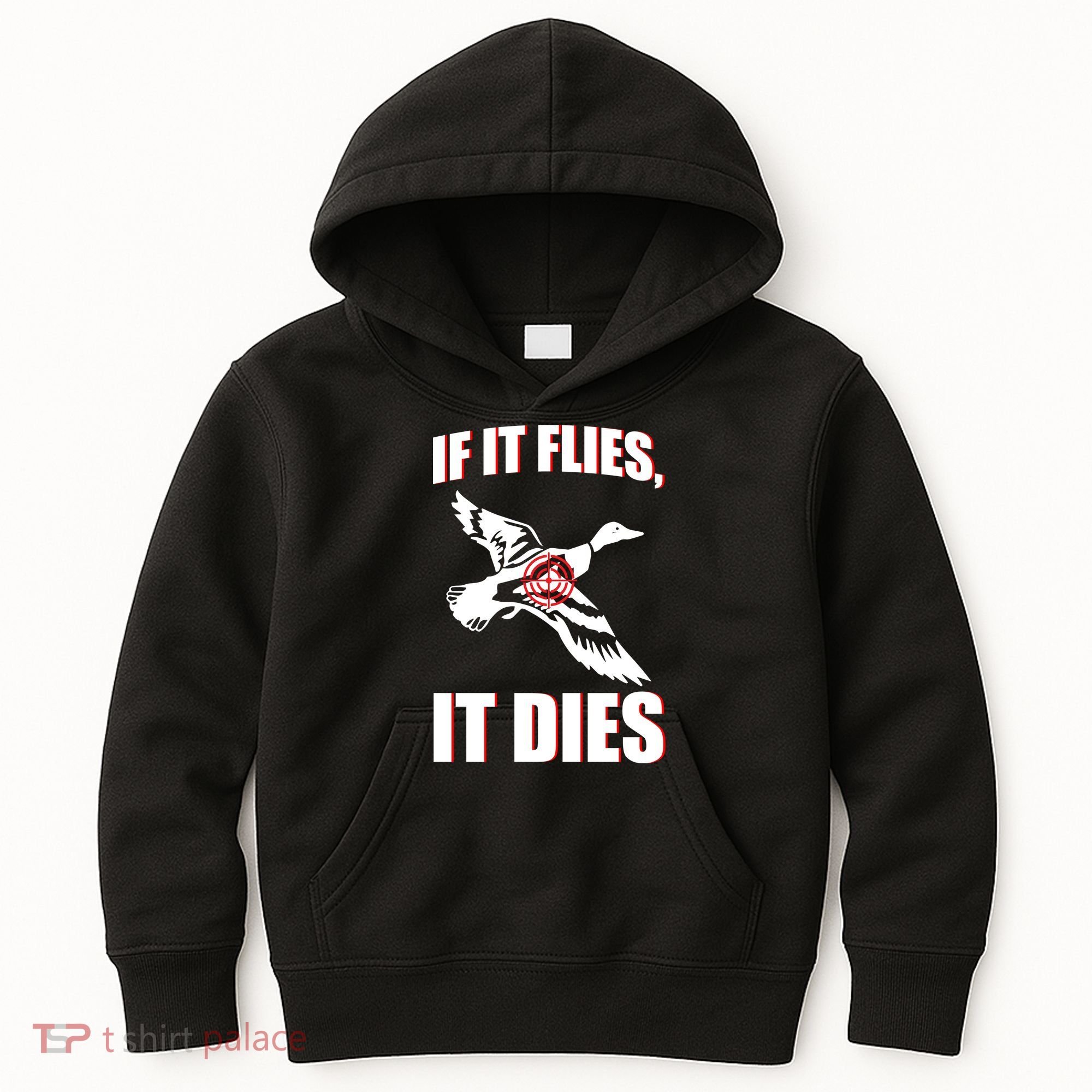 If It Flies It dies Kids Hoodie