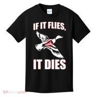 If It Flies It dies Kids T-Shirt thumb 0