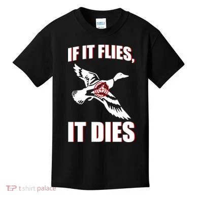 If It Flies It dies Kids T-Shirt