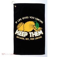 If Life Gives You Lemons Keep Them Golf Towel thumb 0