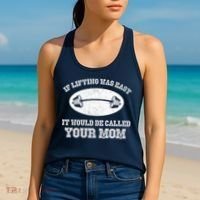 If Lifting Was Easy It Would Be Called Your Mom Women's Tank Top thumb 2
