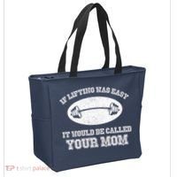 If Lifting Was Easy It Would Be Called Your Mom Tote Bag thumb 2