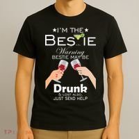 If Lost Or Drunk Please Return To Bestie T-Shirt thumb 3