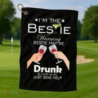 If Lost Or Drunk Please Return To Bestie Golf Towel thumb 1