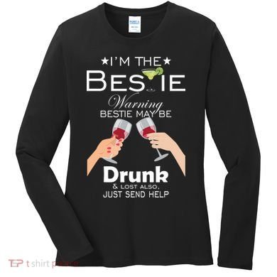 If Lost Or Drunk Please Return To Bestie Women's Long Sleeve Shirt