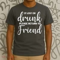 If Lost or Drunk Please Return to Friend T-Shirt thumb 3
